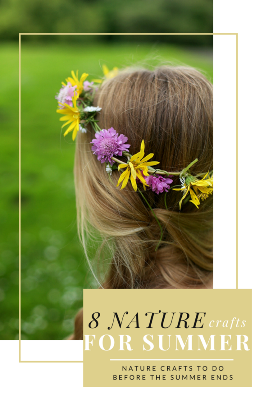 Nature crafts for summer